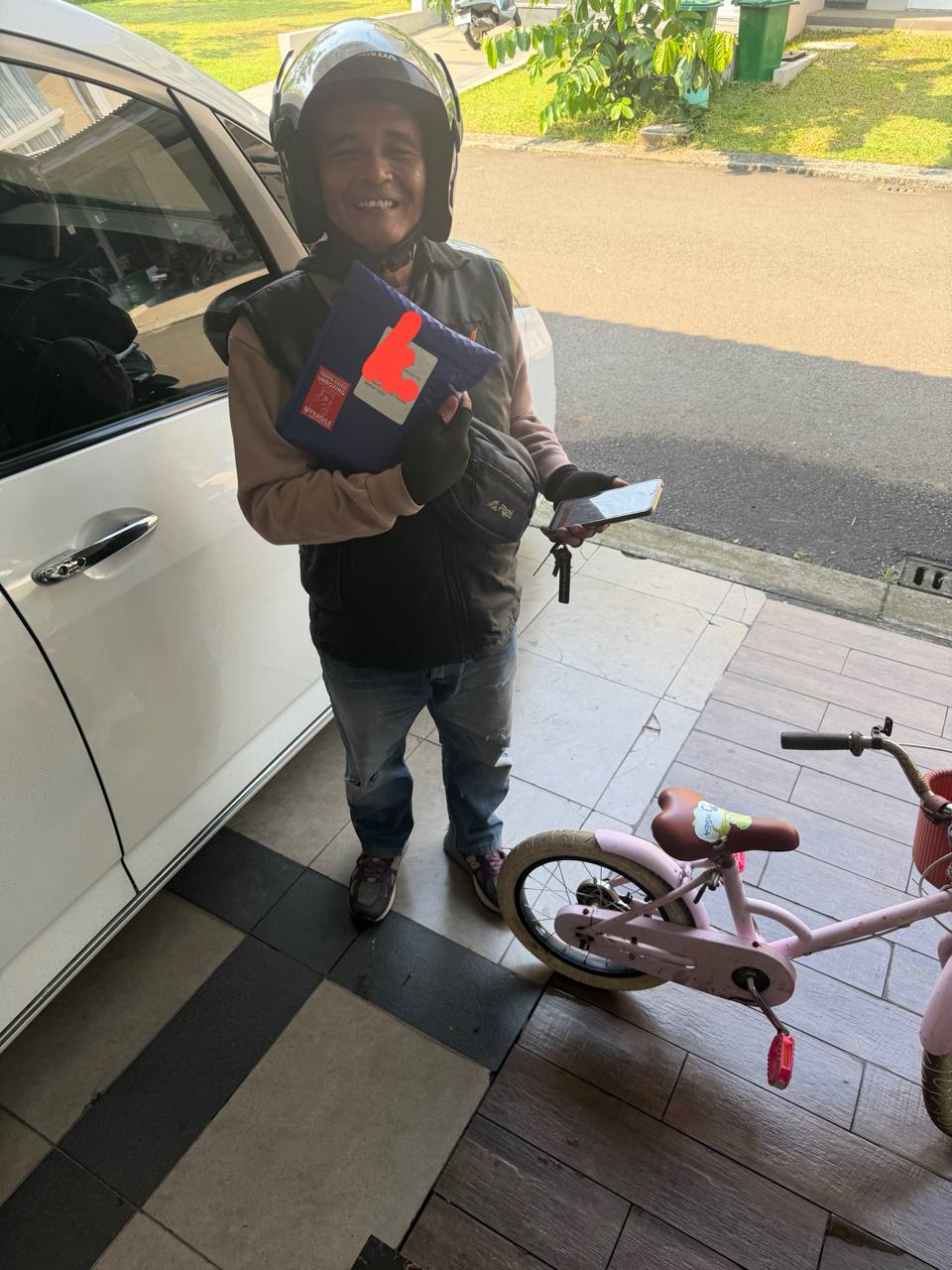 Delivered to Jakarta