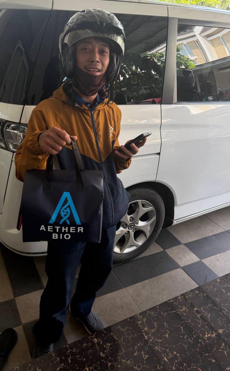 Delivered to Jakarta